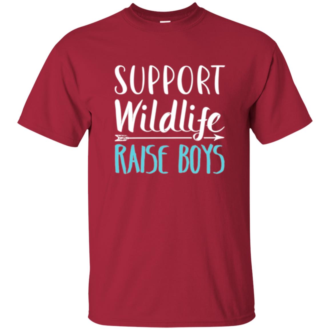 Funny Mother_s Day T-shirt Support Wildlife Raise Boys Cardinal