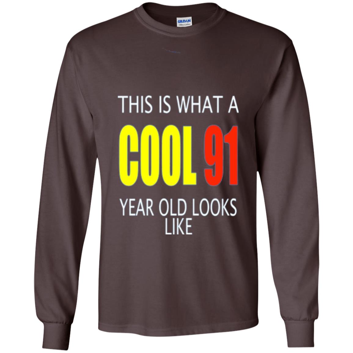 Cool 91 Years Old Birthday Gifts This Is What A Cool 91 Dark Chocolate