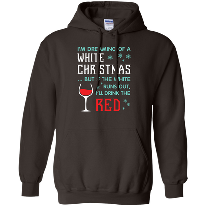 Christmas T-shirt I'm Dreaming Of A White Christmas Dark Chocolate