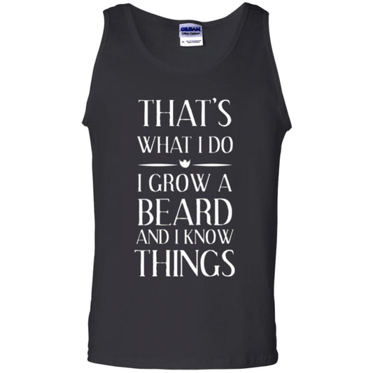 Beard T-shirt That_s What I Do I Grow A Beard Black