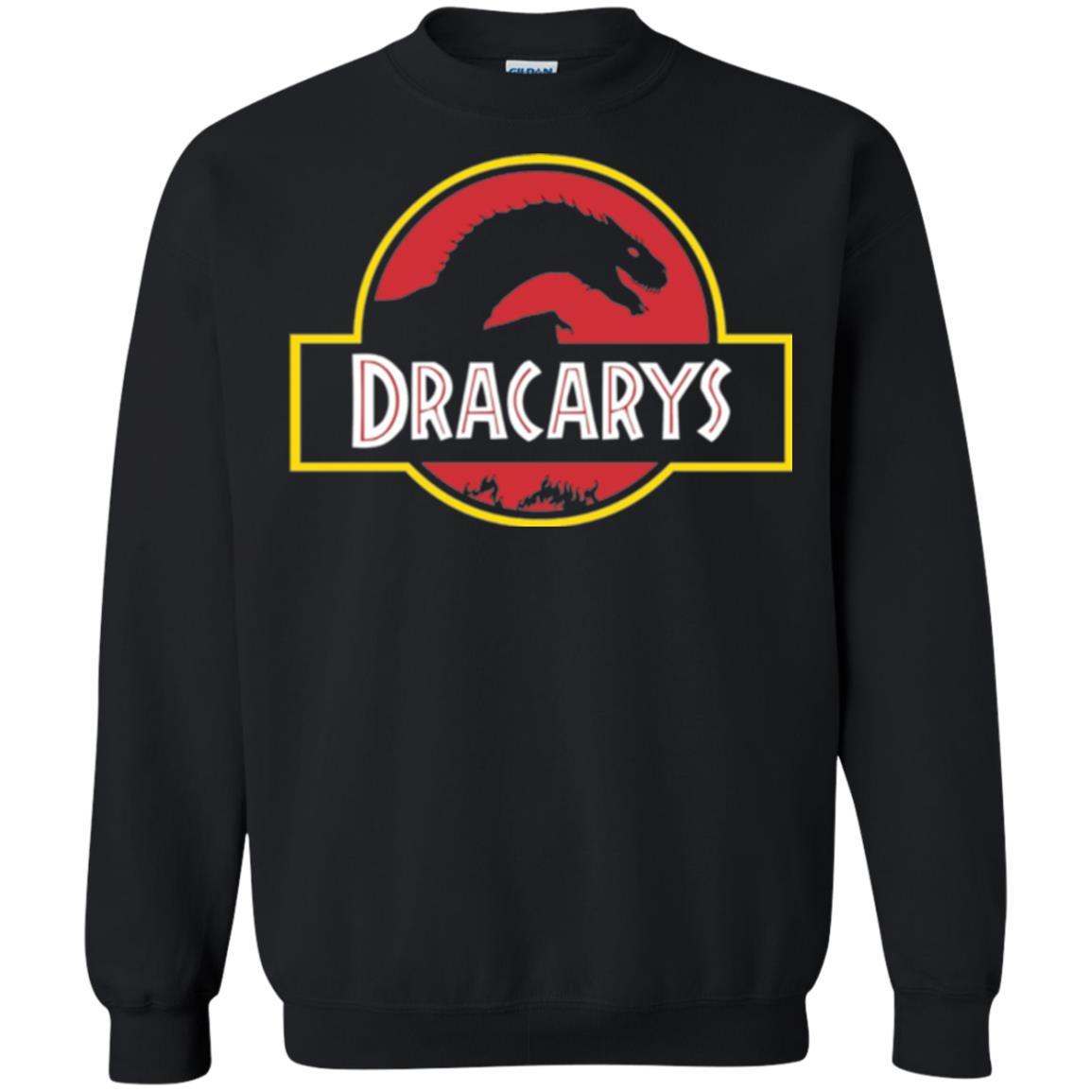 Dinosaur T-shirt Dracarys Dragon Parody Black