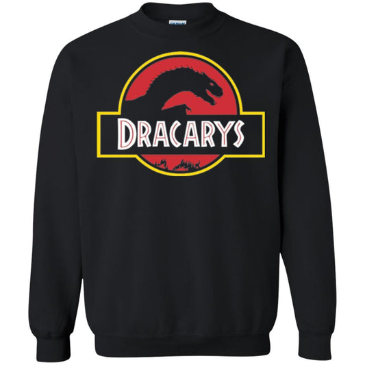 Dinosaur T-shirt Dracarys Dragon Parody Black