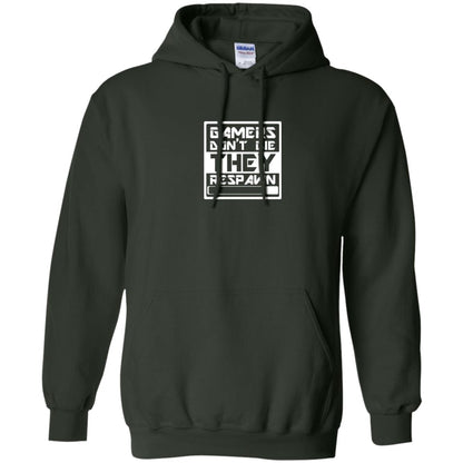 Video Gamer Shirt Don_t Die They Respawn Forest Green