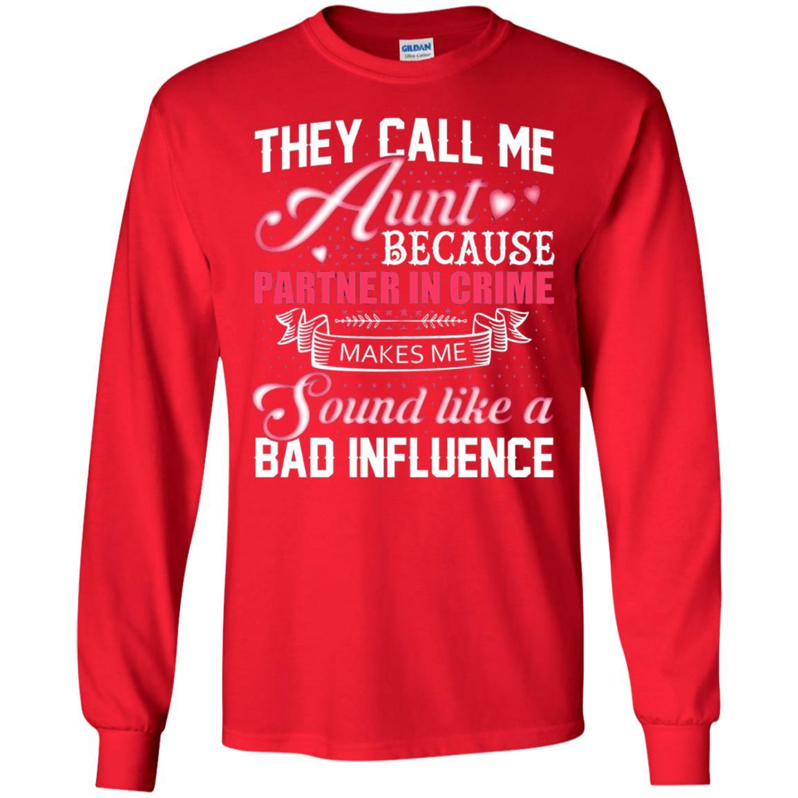 Aunt T-shirt They Call Me Aunt Red