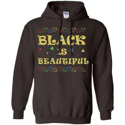 African American T-shirt Black Is Beautiful Dark Chocolate