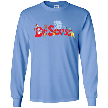 Dr. Seuss Family National Wear Red Day T-shirt Carolina Blue
