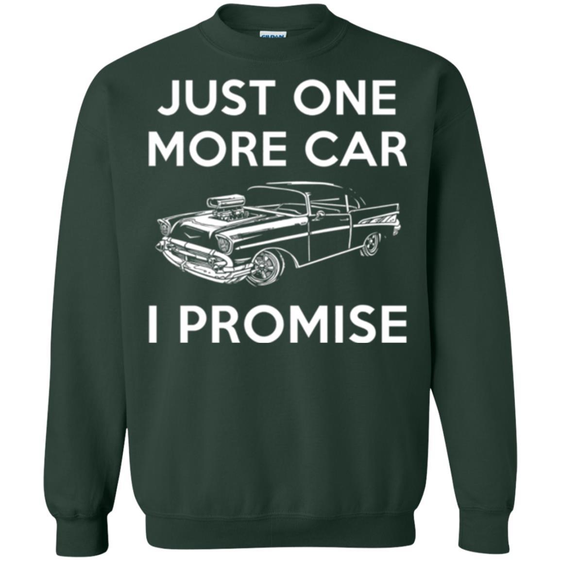 Car Lover T-shirt Just One More Car Forest Green