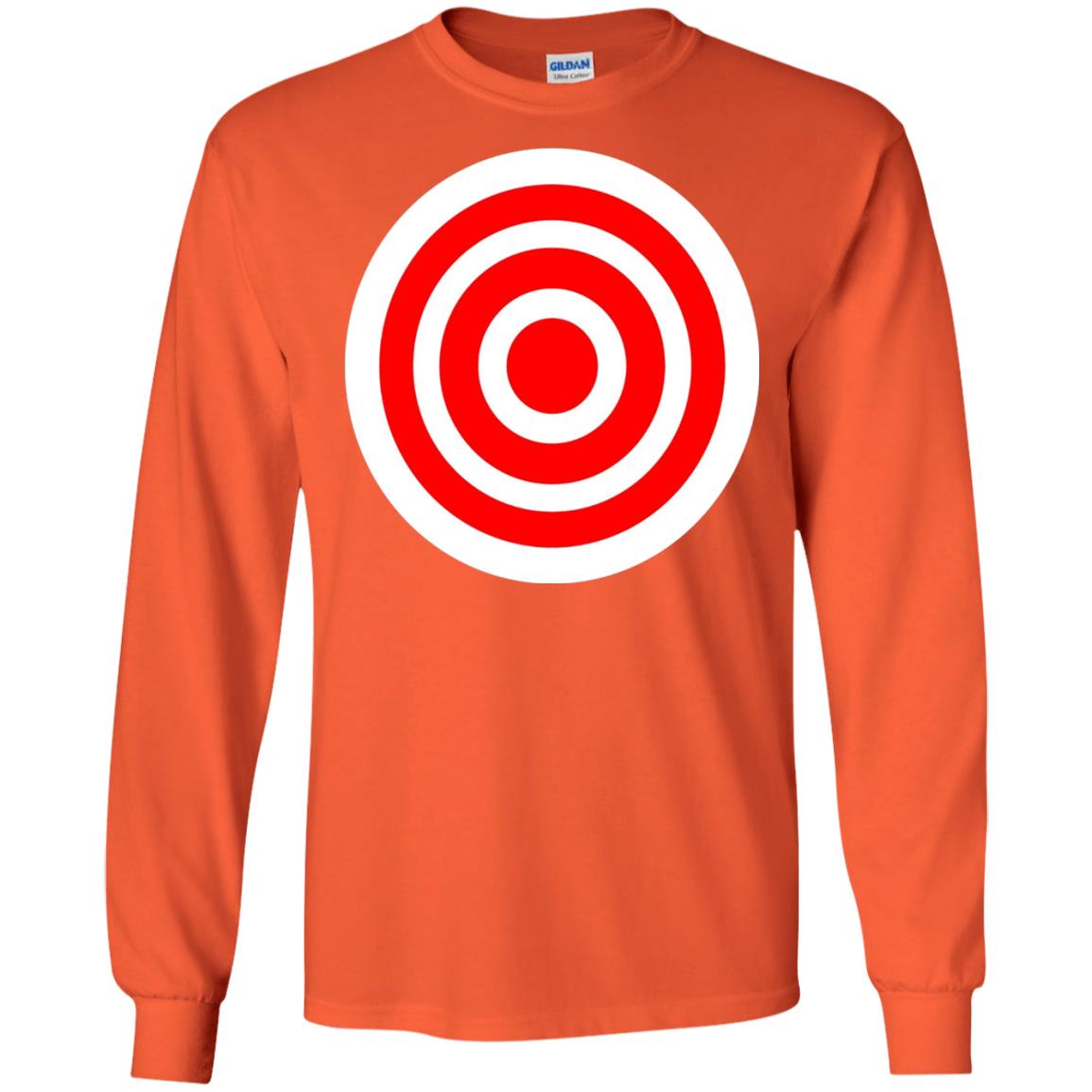 Funny Practice Bulls Eye Board Game Target T-shirt Orange