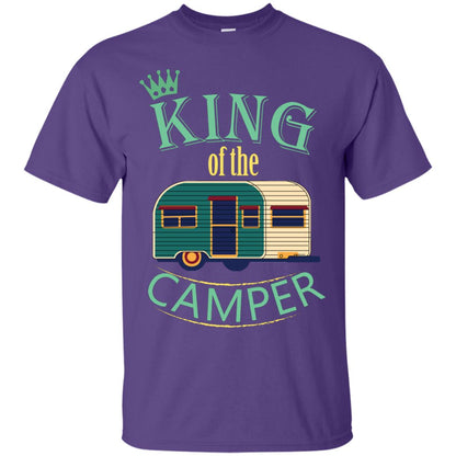 King Of The Camper Camping Lover Shirt Purple