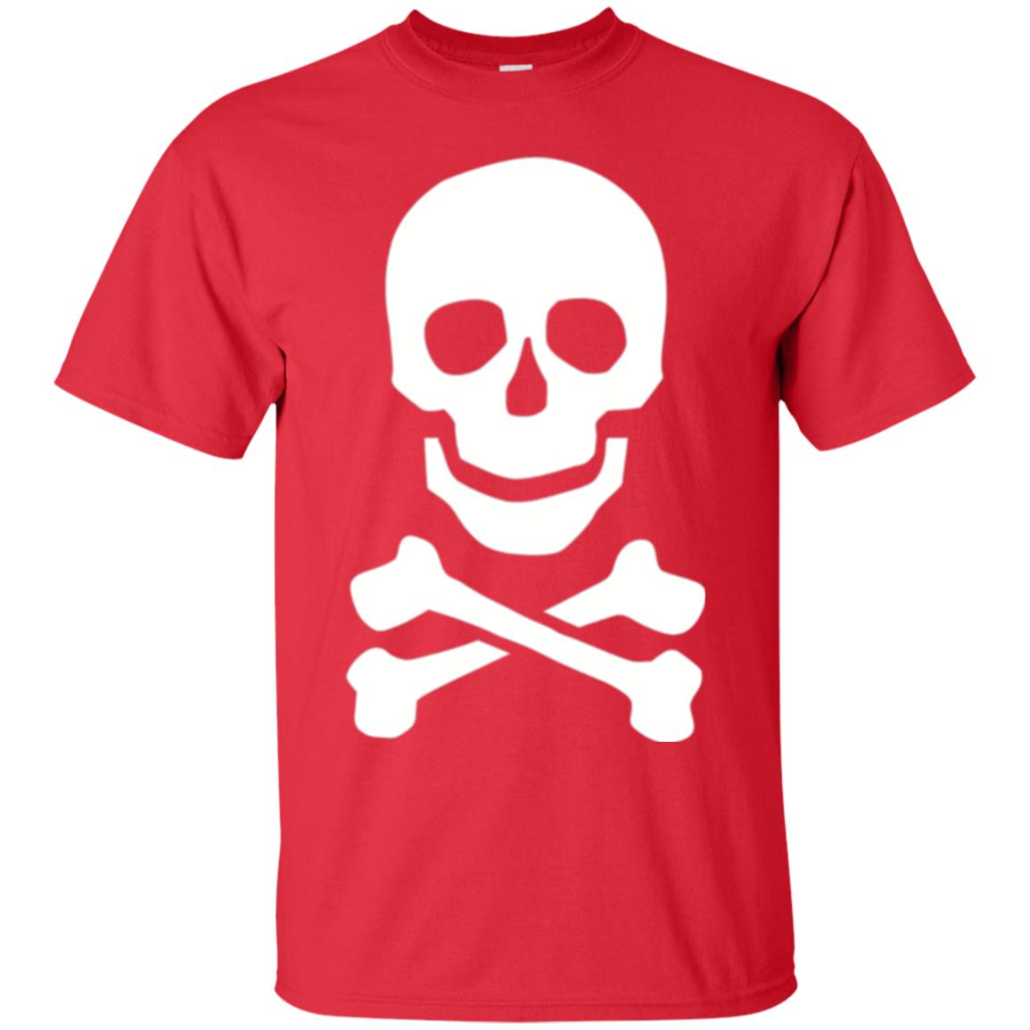 Skull Crossbones T-shirt Red