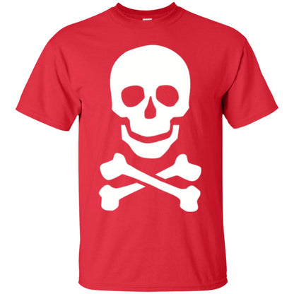 Skull Crossbones T-shirt Red