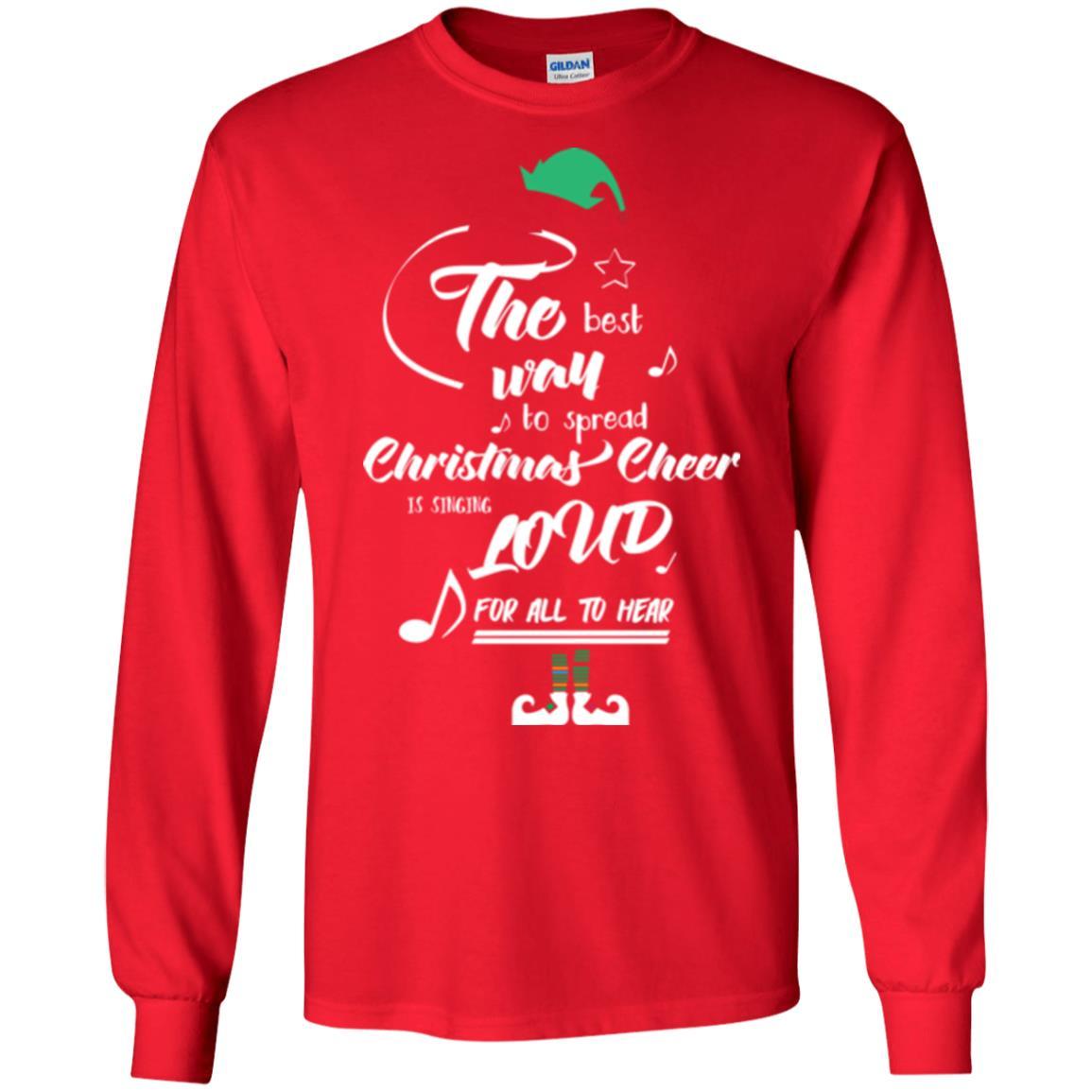 Christmas T-shirt The Best Way To Spread Red