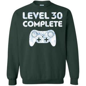 Level 30 Complete Video Gamer 30th Birthday Shirt