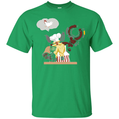 Overwatch Torbjorn Chef Spray T-shirt Irish Green