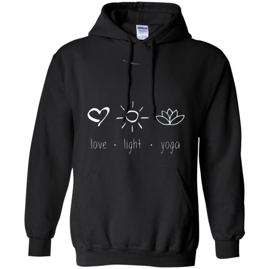 Yoga Lovers T-shirt Love Light Yoga Black