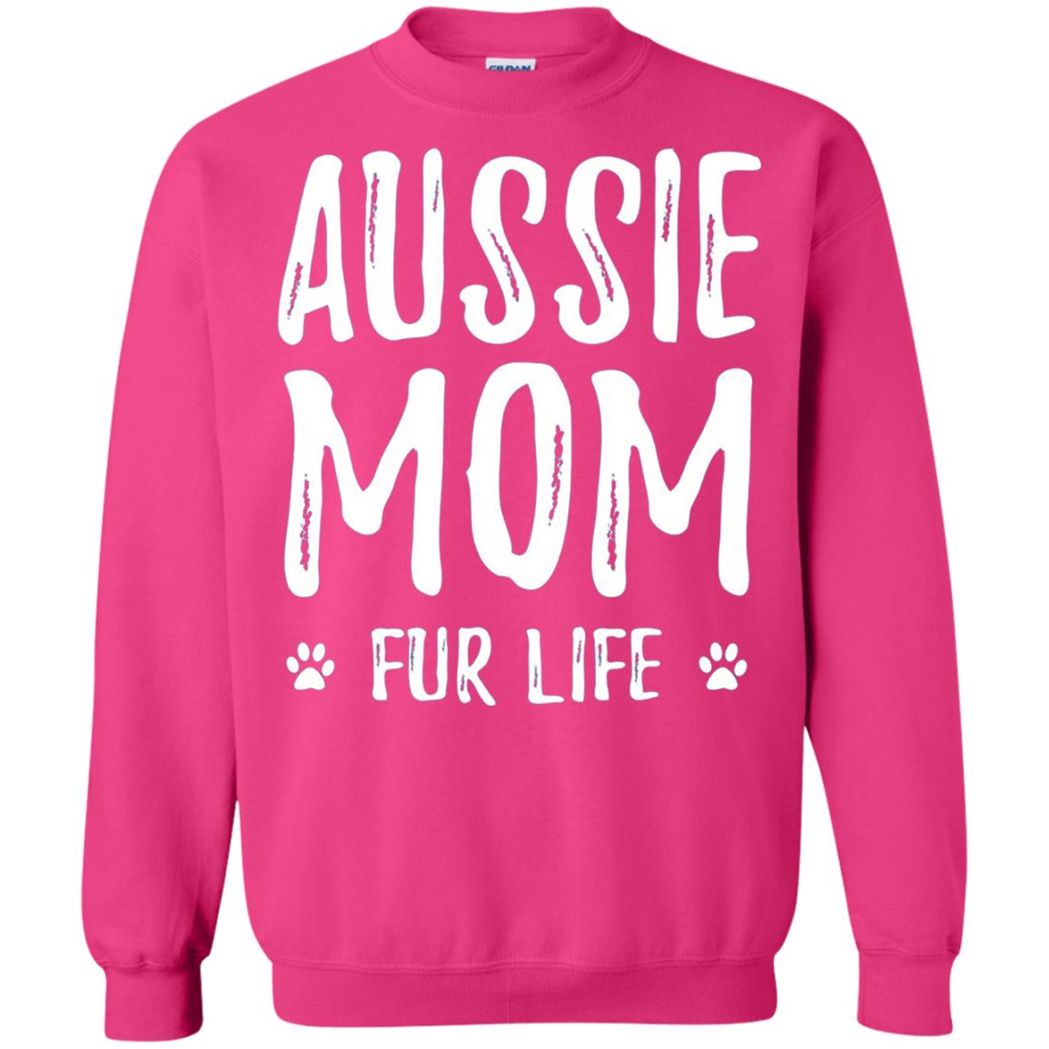Aussie Mom Fur Life T-shirt Heliconia