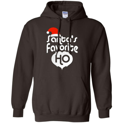 Christmas T-shirt Santa's Favorite Ho Dark Chocolate