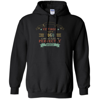 Vintage Made In Old 1958 Original Limited Edition Perfectly Aged 60th Birthday T-shirt Black