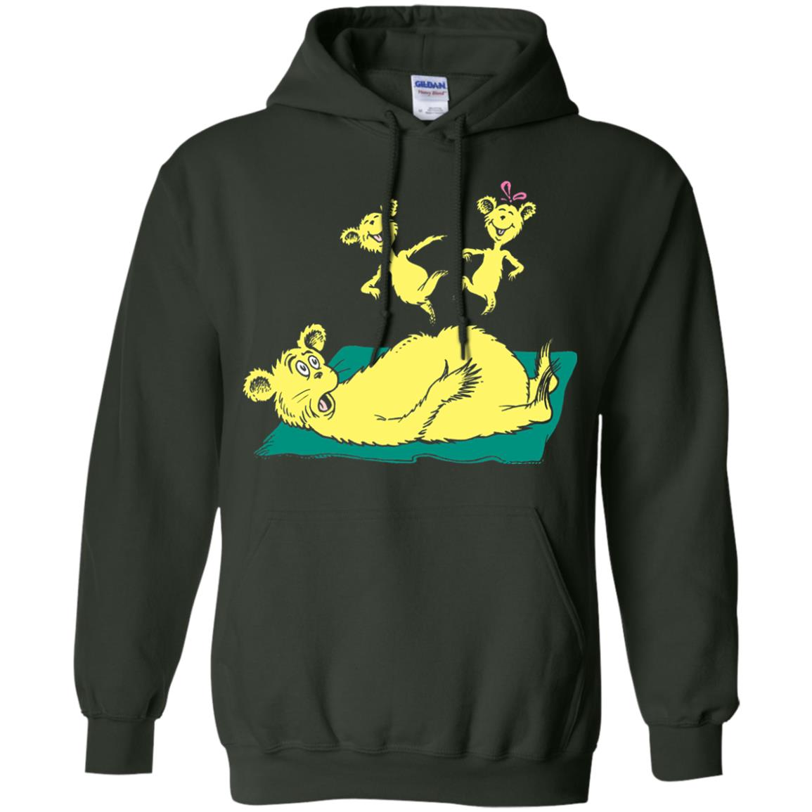 Dr. Seuss Hop On Pop Book Lover T-shirt Forest Green