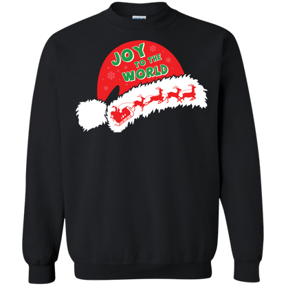 Christmas T-shirt Joy To The World Black