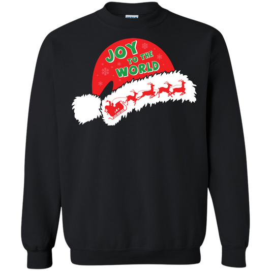 Christmas T-shirt Joy To The World Black