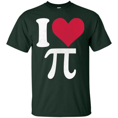 I Love Pi Vintage Retro Pi Day T-shirt Forest