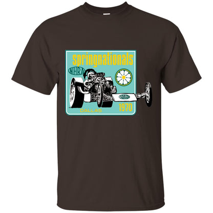 Nhra 1970 Springnationals Shirt Dark Chocolate