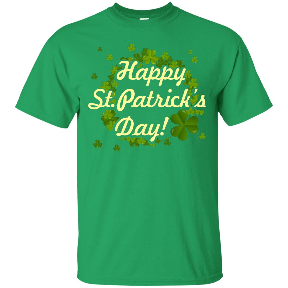 Happy St.patricks Day Shamrocks T-shirt Irish Green