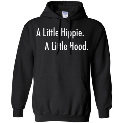 A Little Hippie A Little Hood Shirt Black
