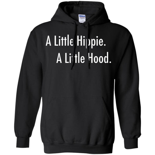 A Little Hippie A Little Hood Shirt Black