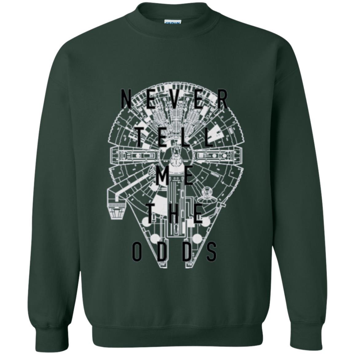 Film T-shirt Falcon Never Tell Me The Odds T-shirt Forest Green