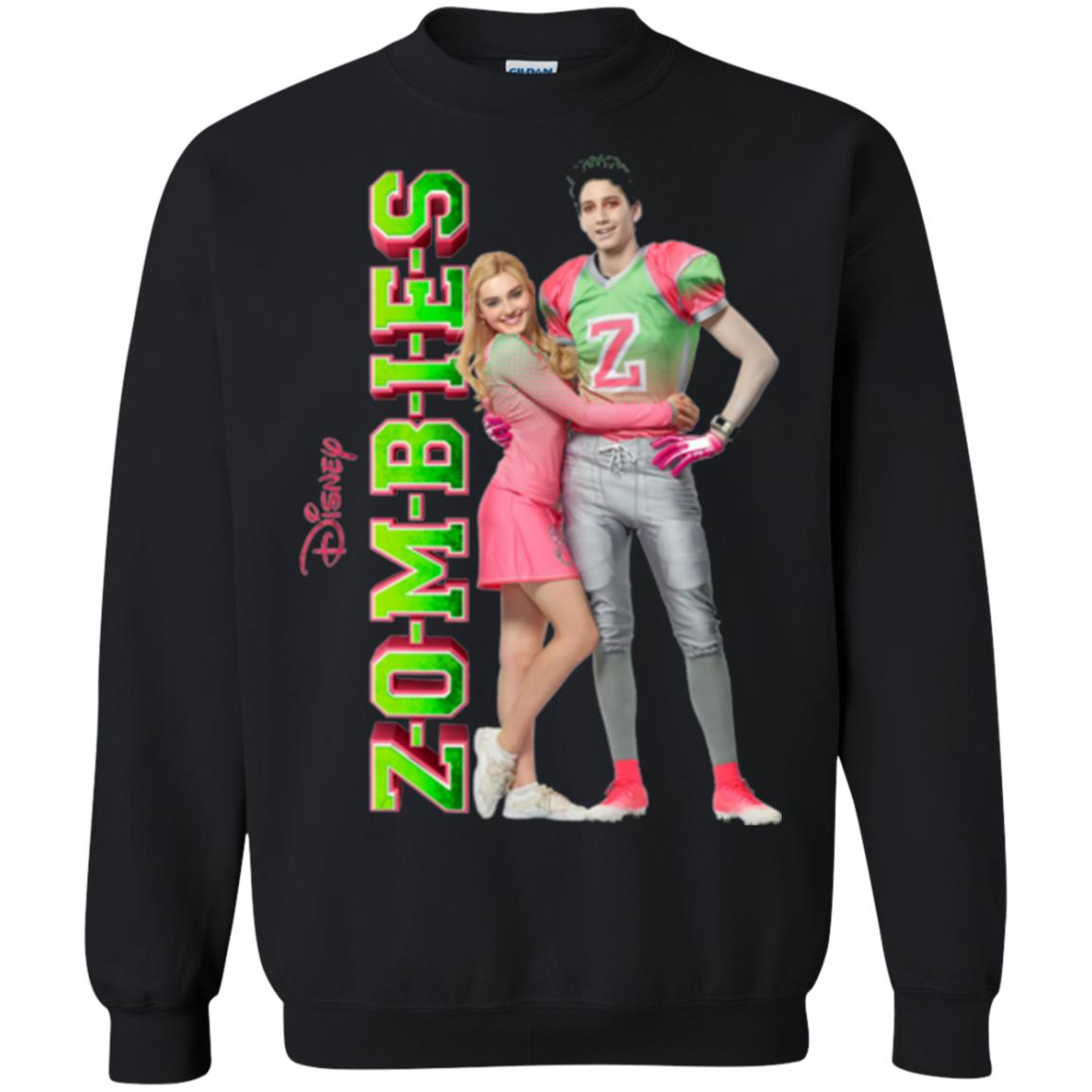 Zombies Cheer Football Lover T-shirt Black