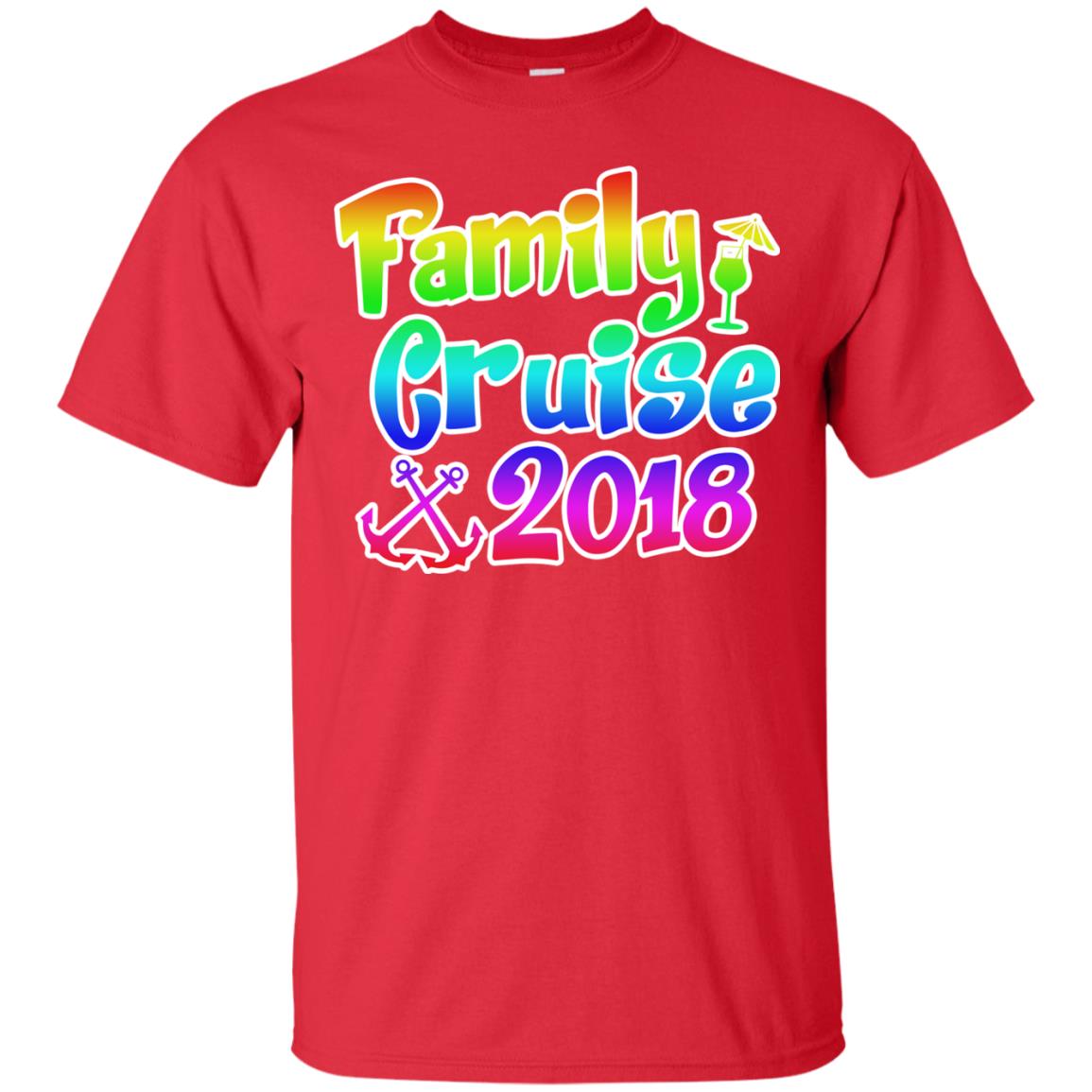Family T-shirt Cruise 2018 Red