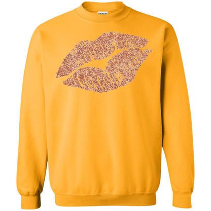 Rose Gold Lipstick Kiss Shirt Gold