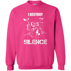 Drummer T-shirt I Destroy Silence