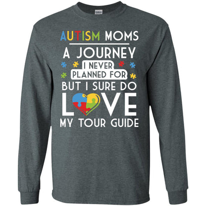 Autism Mom Shirt Autism Mom A Journey Of Love Dark Heather
