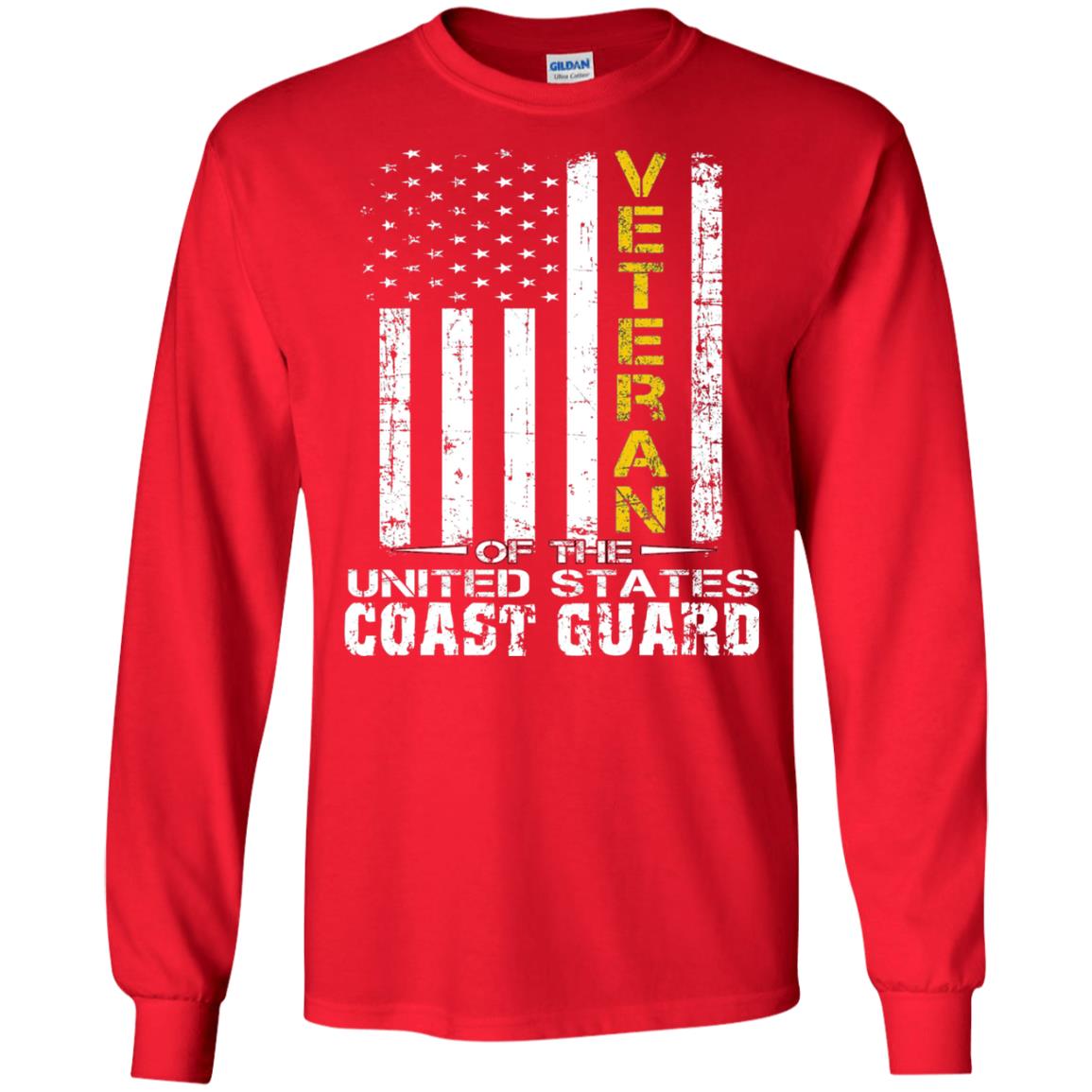 Veteran Of The United States Us Coast Guard Shirt Red