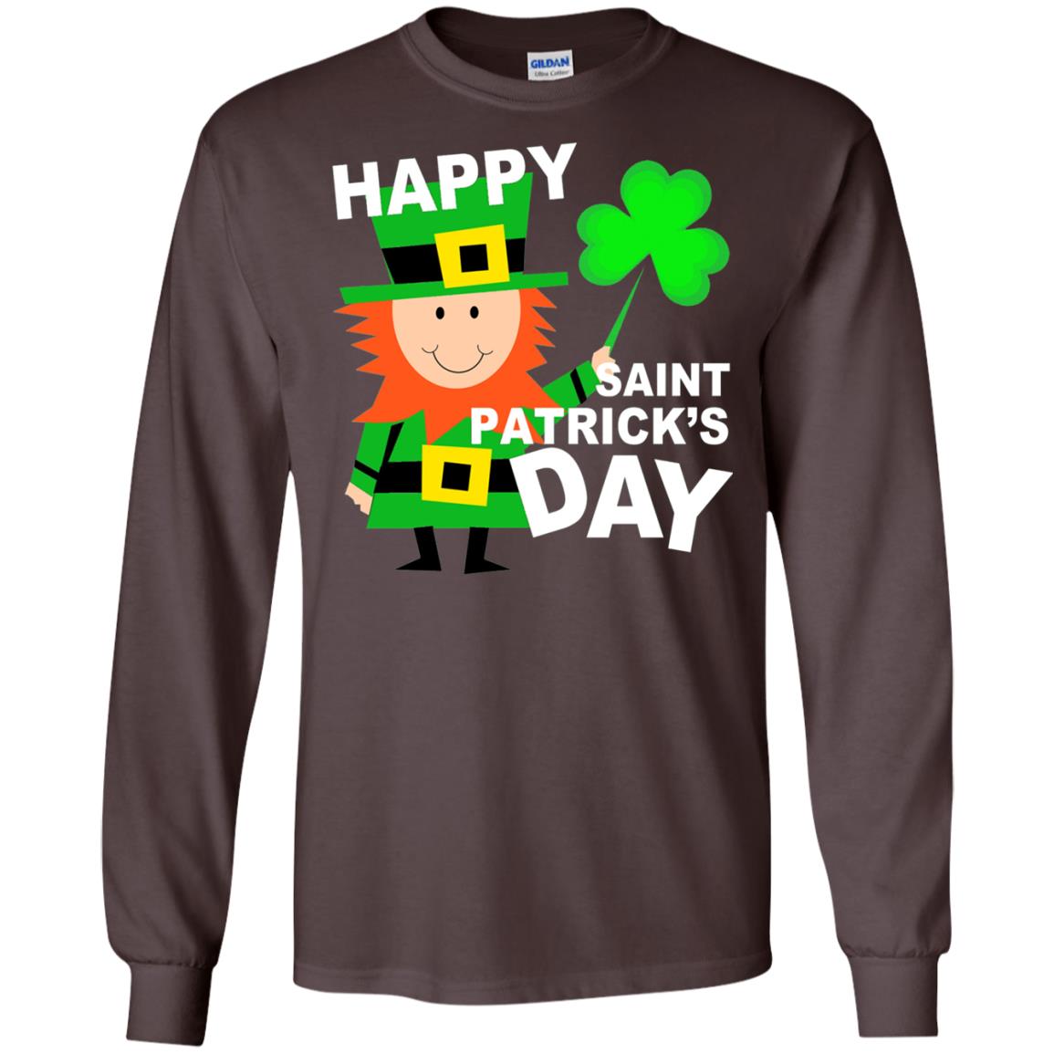 Teacher T-shirt St. Patrick's Day Dark Chocolate