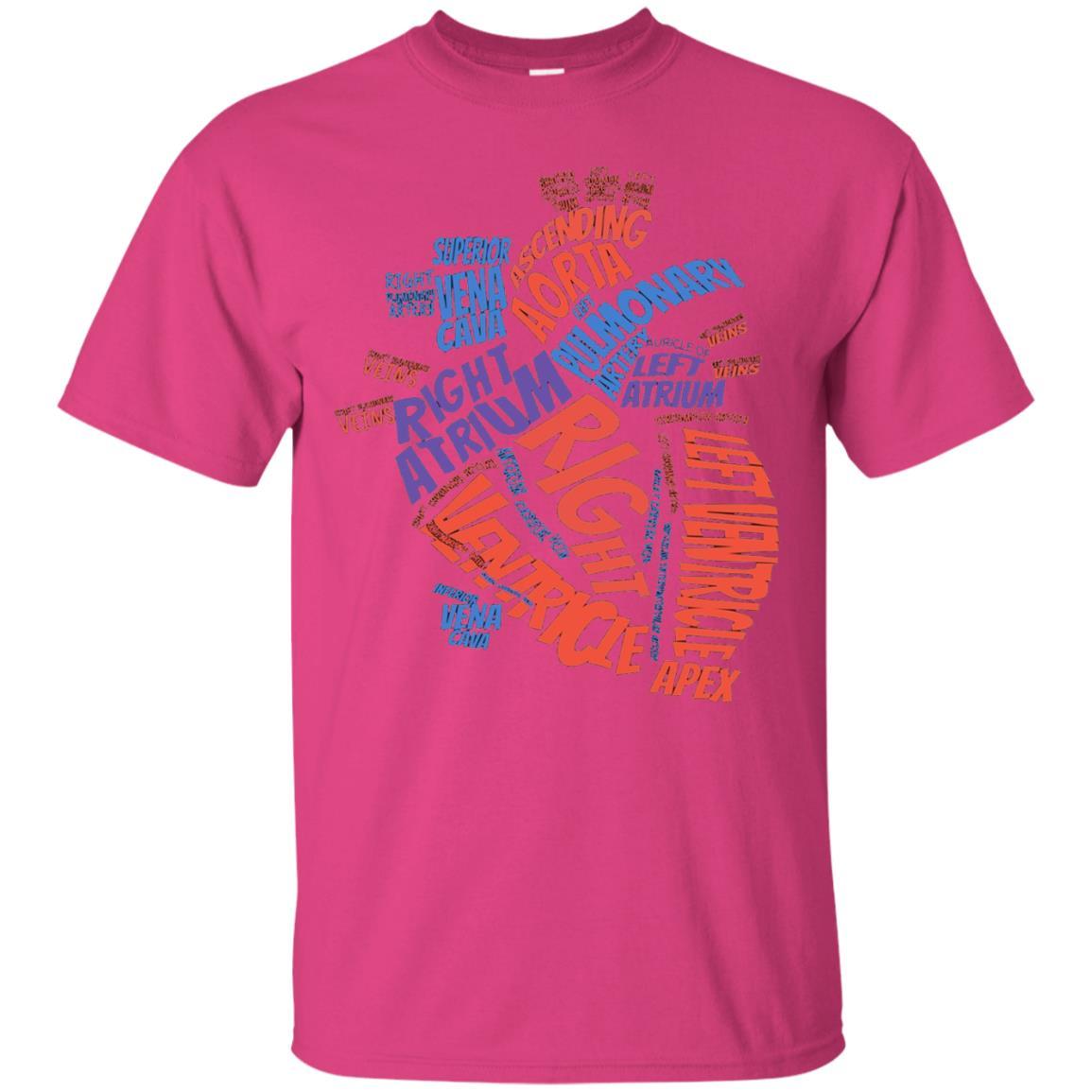 Anatomical Heart T-shirt Heliconia