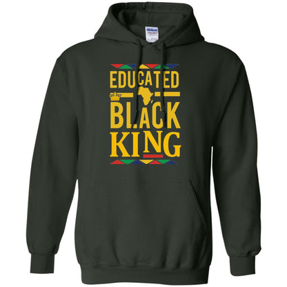 African Dna Pride T-shirt Dashiki Educated Black King Forest Green