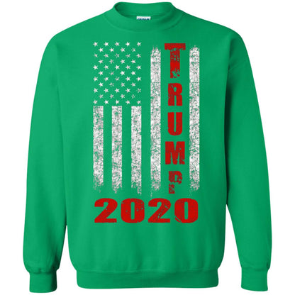 American Flag Vintage Design Trump 2020 T-shirt Irish Green