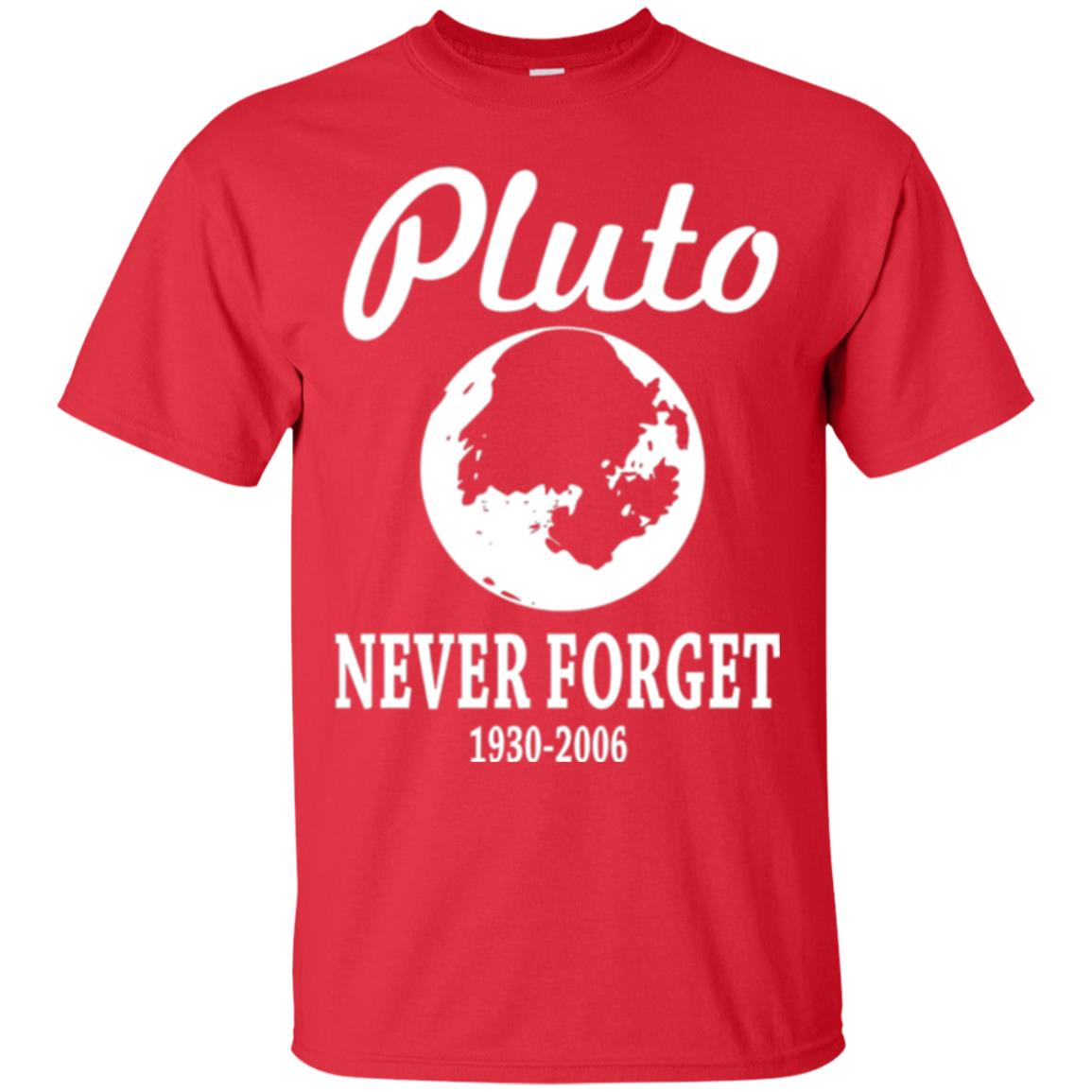 Pluto Never Forget T-shirt Red