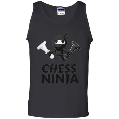 Funny Chess Ninja T-shirt Black