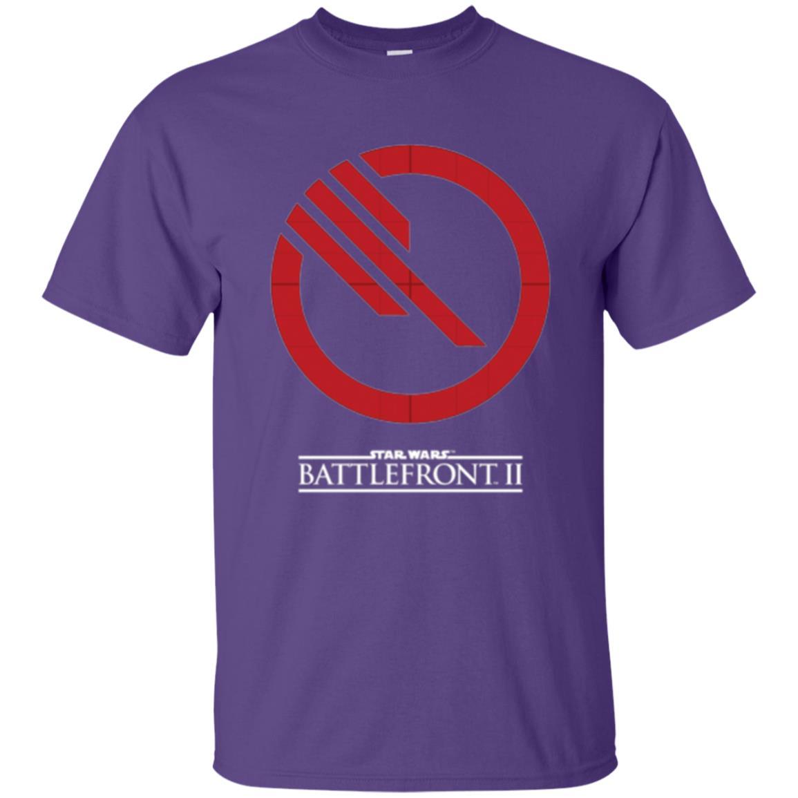 Film T-shirt Battlefront Ii Inferno Squad Logo Graphic Purple