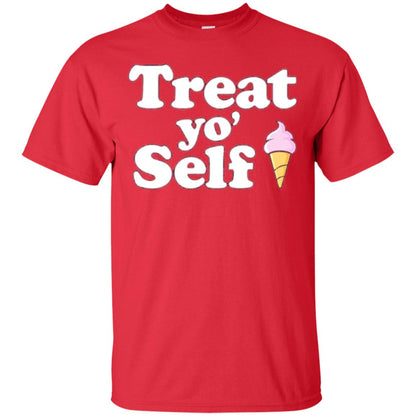 Treat Yo_ Self Ice Cream T-shirt Red