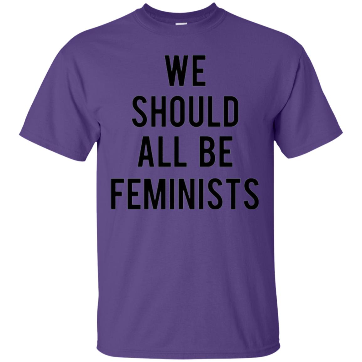 Human_s Right T-shirt We Should All Be Feminists Purple
