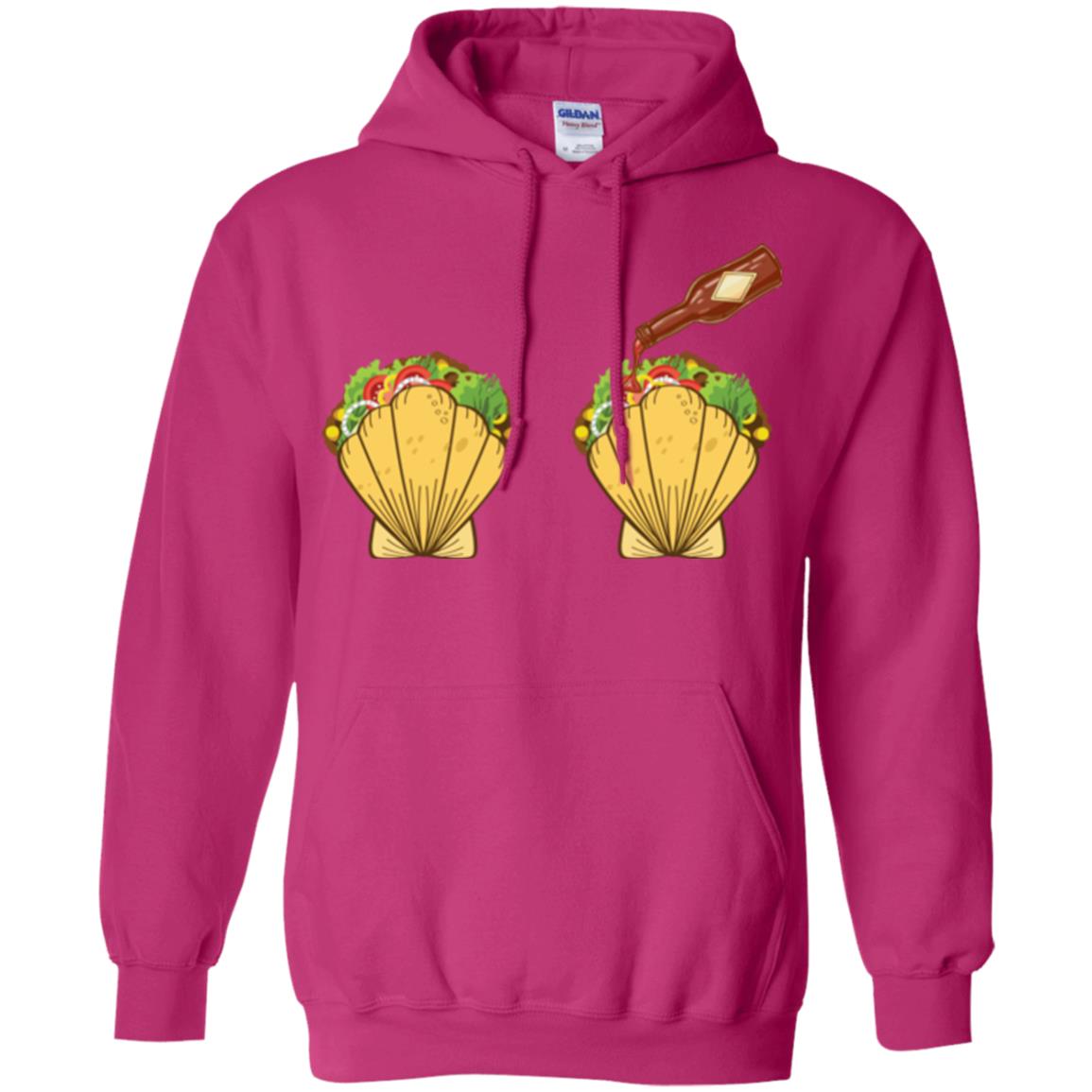 Mermaid Shell T-shirt Taco Bra And Spicy Chili Sauce Heliconia