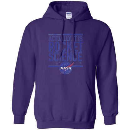 Science T-shirt Actually It Is Rocket Science Graphic Purple