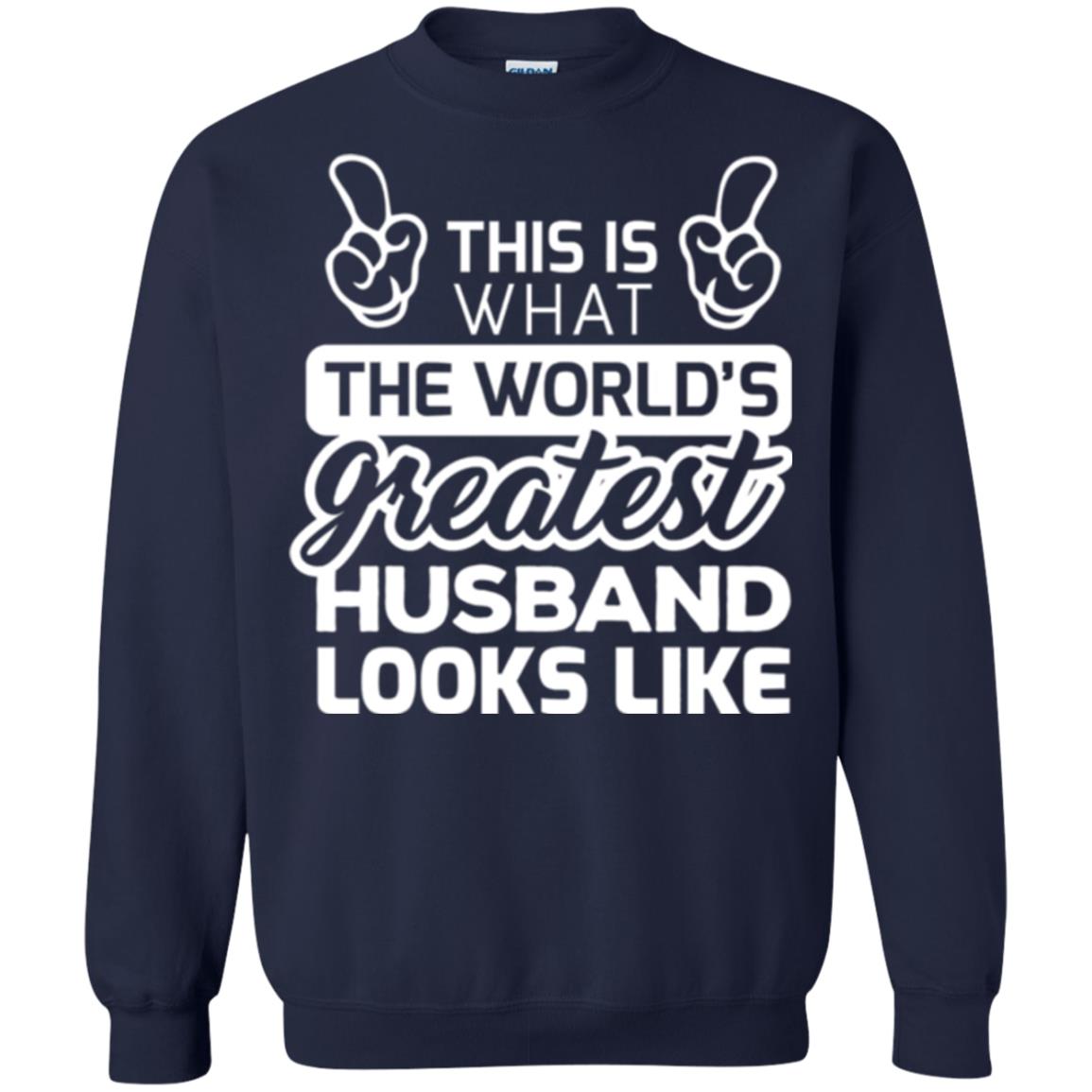World's Greatest Husband Best Husband Ever Looks Like T-shirt Navy