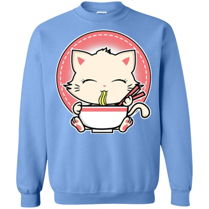 Kawaii Japanese Anime Cat Ramen T-shirt